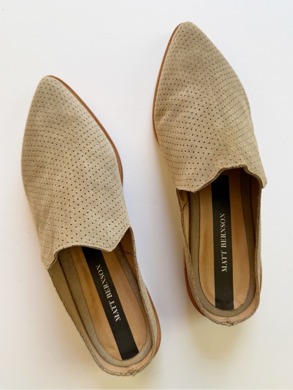 sale | matt bernson | perforated mules - Picture 3 of 10